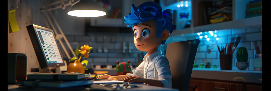 Avatar CodeLow illustrant la création de jeux Roblox avec Roblox Studio.